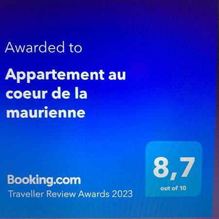 Appartement au coeur de la maurienne Saint-Etienne-de-Cuines Buitenkant foto